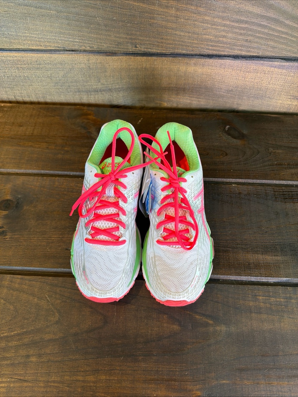 NEW ASICS Gel-Nimbus 17 Multicolor Sneakers Running Shoes Women Size 8.5 - Picture 2 of 12